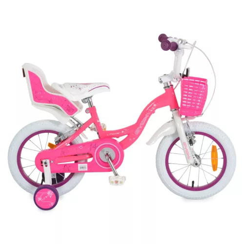 BYOX FLOWER CANDY Kinderfahrrad 14 Mädchen PINK