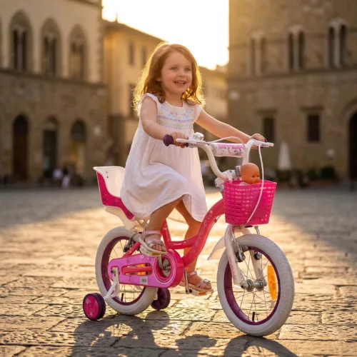 BYOX FLOWER CANDY Kinderfahrrad 14 Mädchen PINK