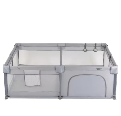 GameZone Basic járóka 150x200 lecippzározható oldal, sarokvédő egyszínű SZÜRKE