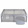 GameZone Basic járóka 150x200 lecippzározható oldal, sarokvédő egyszínű SZÜRKE