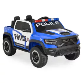   BO RAM MAMMOTH elektromos rendőrautó hangos bemondóval 107cm 2 motoros KÉK