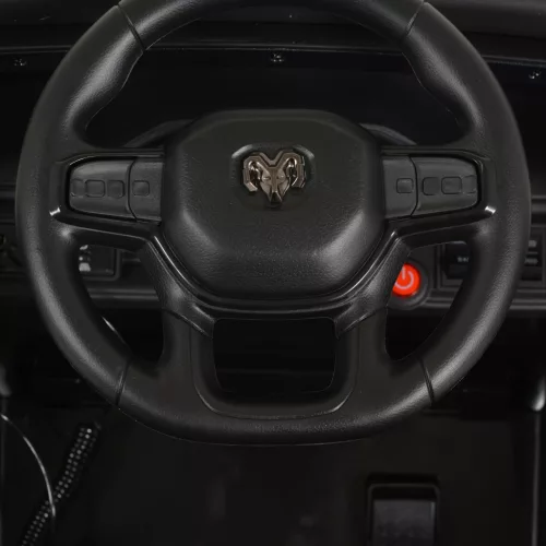 BO RAM MAMMOTH elektromos rendőrautó hangos bemondóval 107cm 2 motoros KÉK