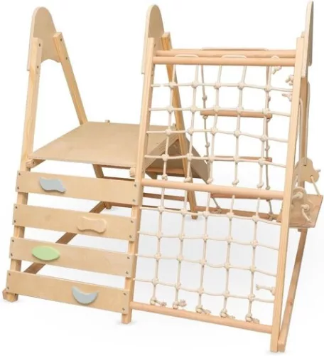 MONTESSORI fa mászóka hintával Little Gym