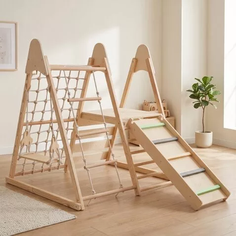 MONTESSORI fa mászóka hintával Little Gym