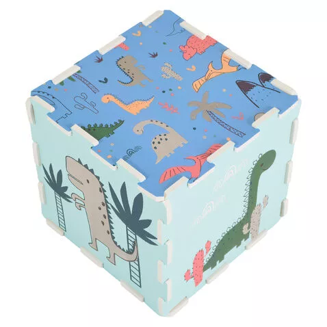 HABTAPI 9 db-os puzzle KÉK/DINO VILÁG