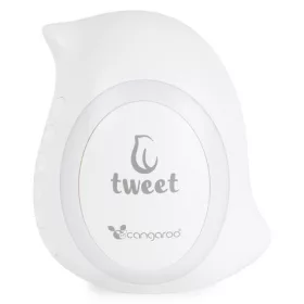   TWEET babakocsi ringató, fehér zajjal, hangokkal, madárka alakú FEHÉR