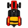 BO TERRON traktor 4 kerekű trélerrel 12V két motoros PIROS
