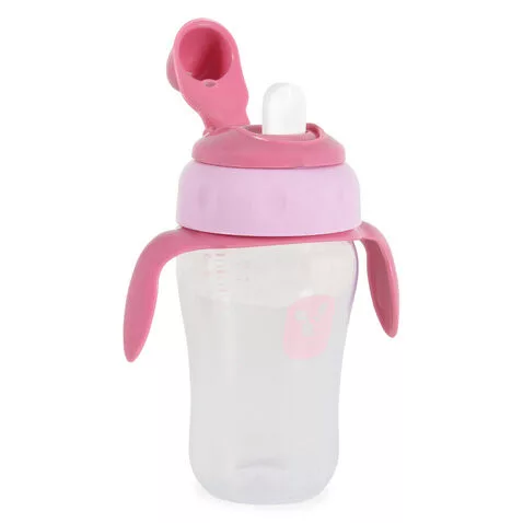 CUP csőrös itatópohár kiömlés mentes 270ml PINK