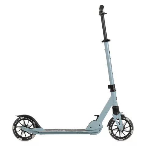 URBAN JUNIOR roller 80 kg-ig, világító kerekekkel, összecsukható KÉK