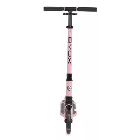 URBAN JUNIOR roller 80 kg-ig, világító kerekekkel, összecsukható PINK