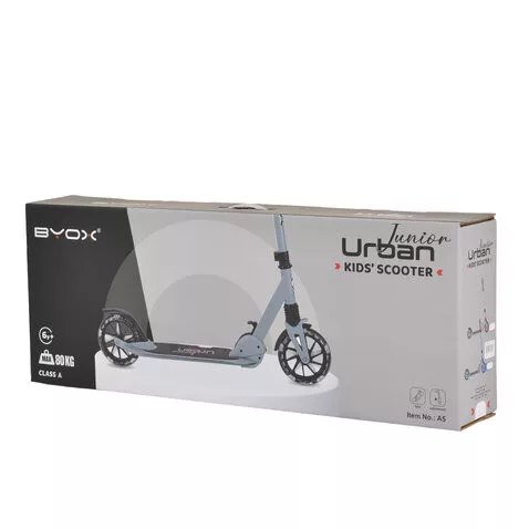 URBAN JUNIOR roller 80 kg-ig, világító kerekekkel, összecsukható PINK