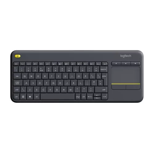 Logitech K400 Plus Touchpad HUN fekete vezeték nélküli billentyűzet