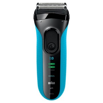   Braun 3-3040 Wet&Dry kék-fekete akkumulátoros férfi borotva