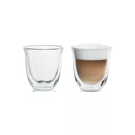   Ceașcă de sticlă pentru cappuccino DeLonghi DLSC311, 2 buc.