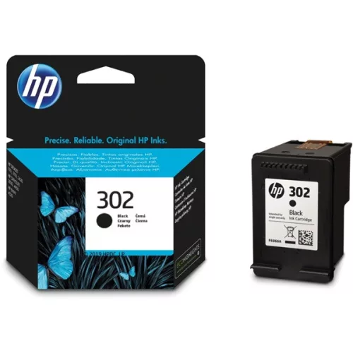 HP F6U66AE (302) crni uložak s tintom