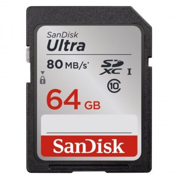  Sandisk 139768 64GB SD (SDXC Class 10) Ultra UHS-1 memóriakártya