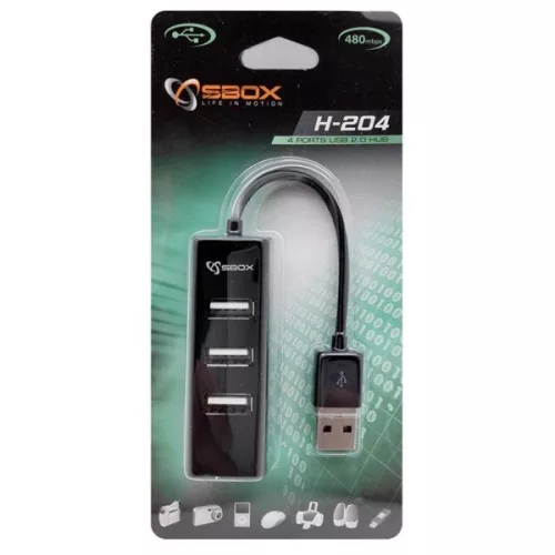 Sbox H-204 4-portový USB hub