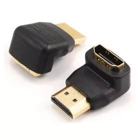 Adaptér Sbox AD.HDMI-F/M-90/R HDMI - HDMI M/F 90°