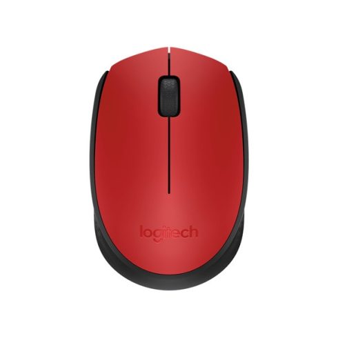 Logitech M171 vezeték nélküli piros notebook egér