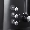 Russell Hobbs 22601-56 Textures Plus Schwarzer 2-Scheiben-Toaster
