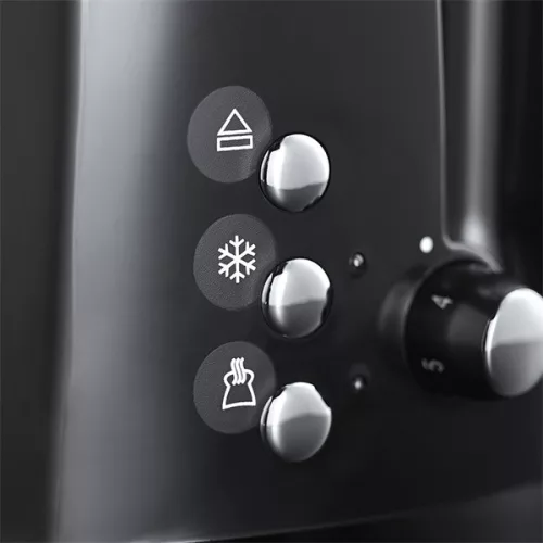 Russell Hobbs 22601-56 Textures Plus Schwarzer 2-Scheiben-Toaster