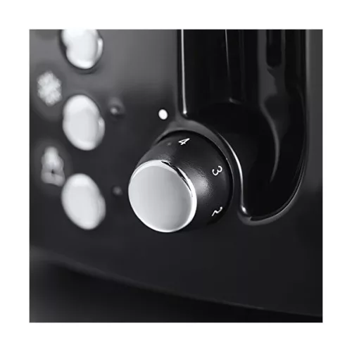Russell Hobbs 22601-56 Textures Plus Schwarzer 2-Scheiben-Toaster
