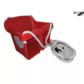 MOCHTOYS Babyschaukel aus Kunststoff, rot