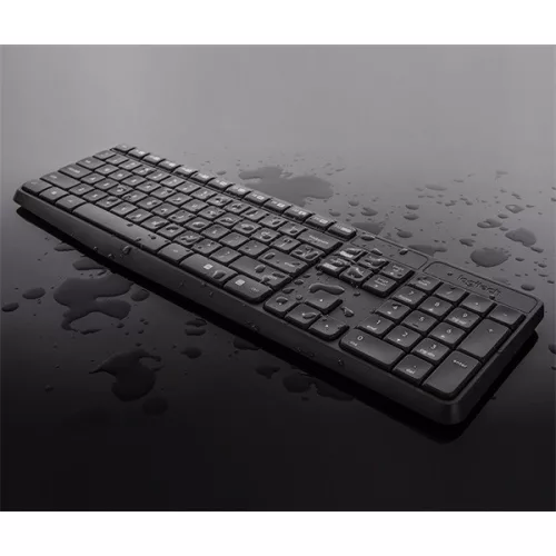 Logitech MK235 HUN schwarze kabellose Tastatur + Maus