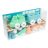 MOCHTOYS Play&Squish puha vonat és kocka szett 12db PASZTELL