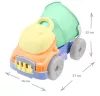 MOCHTOYS homokozó szett 6 részes, vödrös dömperrel PASZTELL ZÖLD/SÁRGA