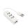 Sbox H-204W 4 portos fehér USB HUB