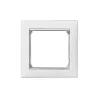 Legrand 770491 Valena 1-es keret fehér/ezüst