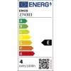 Žiarovka Emos Z74303 VINTAGE G125 4W E27 teplá biela+ LED