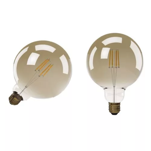 Žiarovka Emos Z74303 VINTAGE G125 4W E27 teplá biela+ LED
