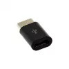 Adaptér Sbox AD.USB-C B/R USB 2.0 samica - Type-C samec, čierny