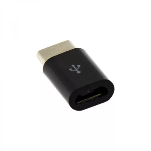 Adaptér Sbox AD.USB-C B/R USB 2.0 samica - Type-C samec, čierny