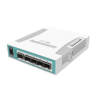   MikroTik CRS106-1C-5S 5xSFP 1xCombo port (SFP/GbE LAN) asztali Cloud Router Switch
