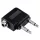 Hama 43357 Repűlőgép adapter 2x3,5mono-1x3,5 sztereo alj.