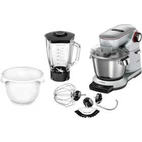   Sada kuchynského robota Bosch MUM9BX5S22 z nehrdzavejúcej ocele s výkonom 1500 W, objemom 2,3 l + 5,5 l