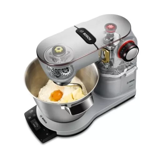Sada kuchynského robota Bosch MUM9BX5S22 z nehrdzavejúcej ocele s výkonom 1500 W, objemom 2,3 l + 5,5 l