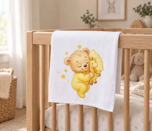Textil tetra pelenka 70x70 cm SÁRGA MACI