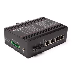  LinkEasy industrijski PoE preklopnik 2xGbE SFP+4x10/100/1000BaseTX 802.3at