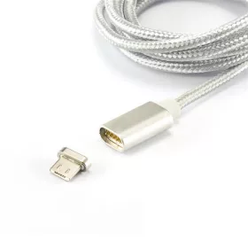   Sbox MAGNETIC-MUSB 1m magnetický strieborný micro USB kábel