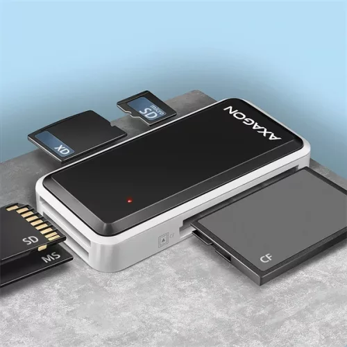 Axagon CRE-X1 USB 2.0 SD/microSD/MS/CF/XD kártyaolvasó