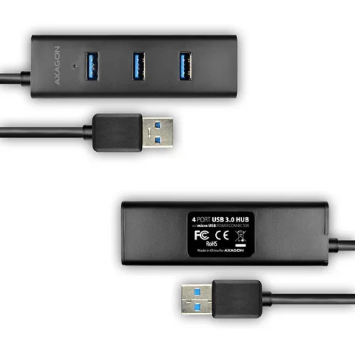 Axagon HUE-S2B 4-portový USB 3.0 rýchlonabíjací HUB