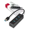 Axagon HUE-S2B 4-portový USB 3.0 rýchlonabíjací HUB