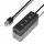 Axagon HUE-S2BL 4-portový USB 3.0 rýchlonabíjací HUB s dlhým káblom