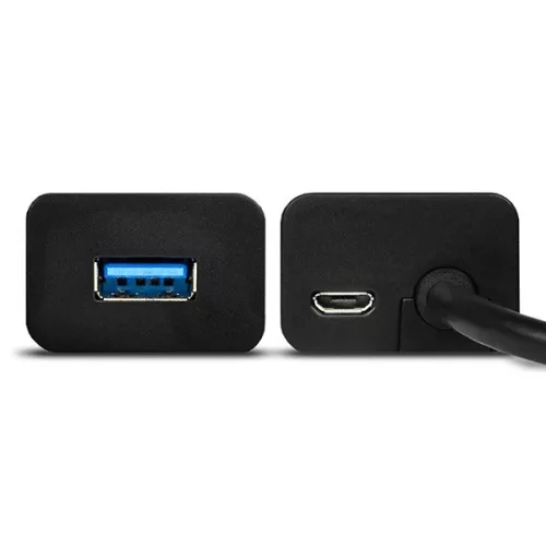 Axagon HUE-S2BP 4-portová rýchlonabíjačka USB 3.0 s dlhým káblom, napájací HUB