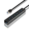 Axagon HUE-SA7BP 7-portový USB 3.0 rýchlonabíjací HUB čierny