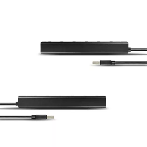 Axagon HUE-SA7BP 7-portový USB 3.0 rýchlonabíjací HUB čierny